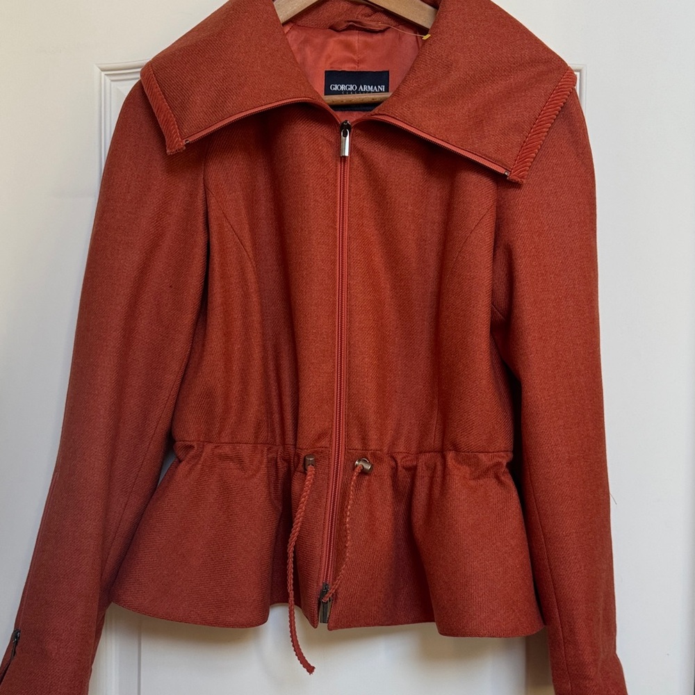 Giorgio Armani/ Loro Piana Hooded Jacket